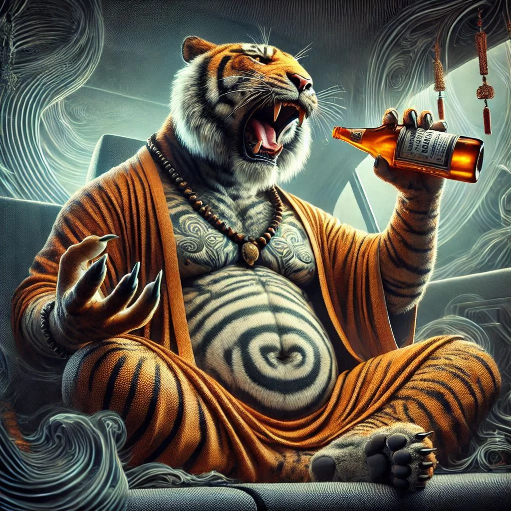 Drunk Tiger Monk picture 2 of 7