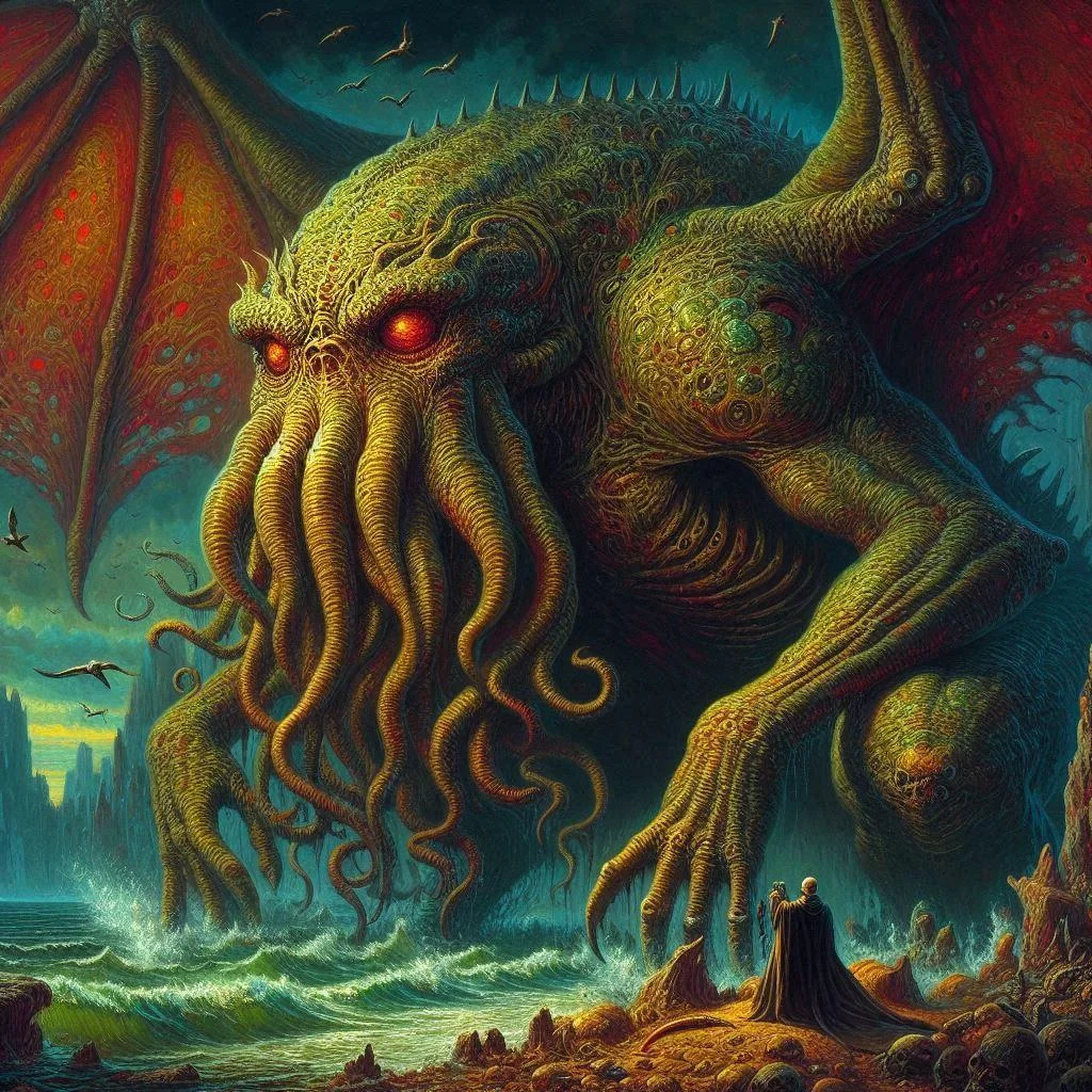 Cthulhu painted by Zdzisław Beksiński picture 3 of 4