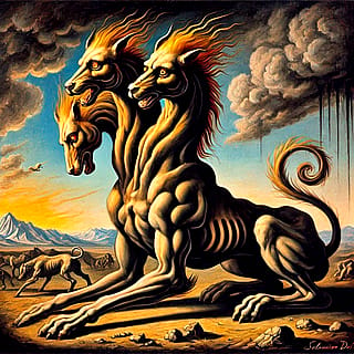 Mythical creatures by Salvador Dali'