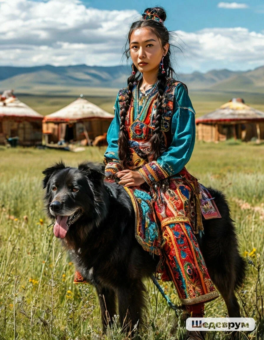 everyday life in a Mongolian village picture 6 of 7