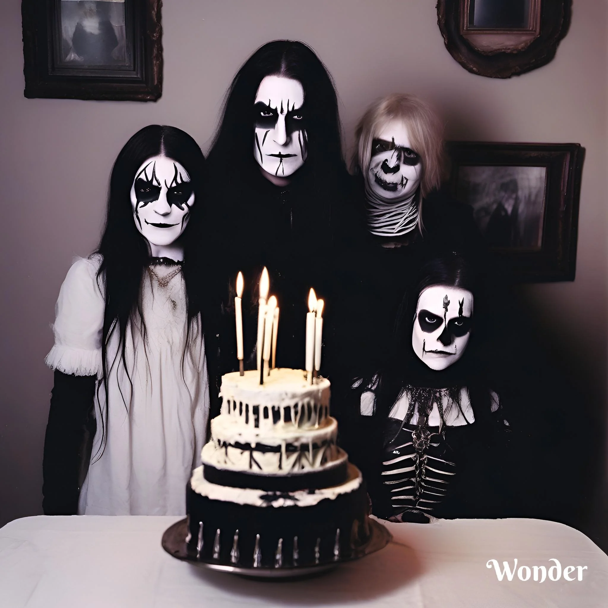 A very black metal birthday picture 3 of 4