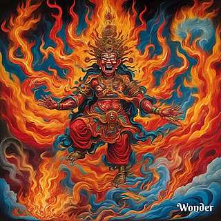 Wrathful buddhas of tibet'