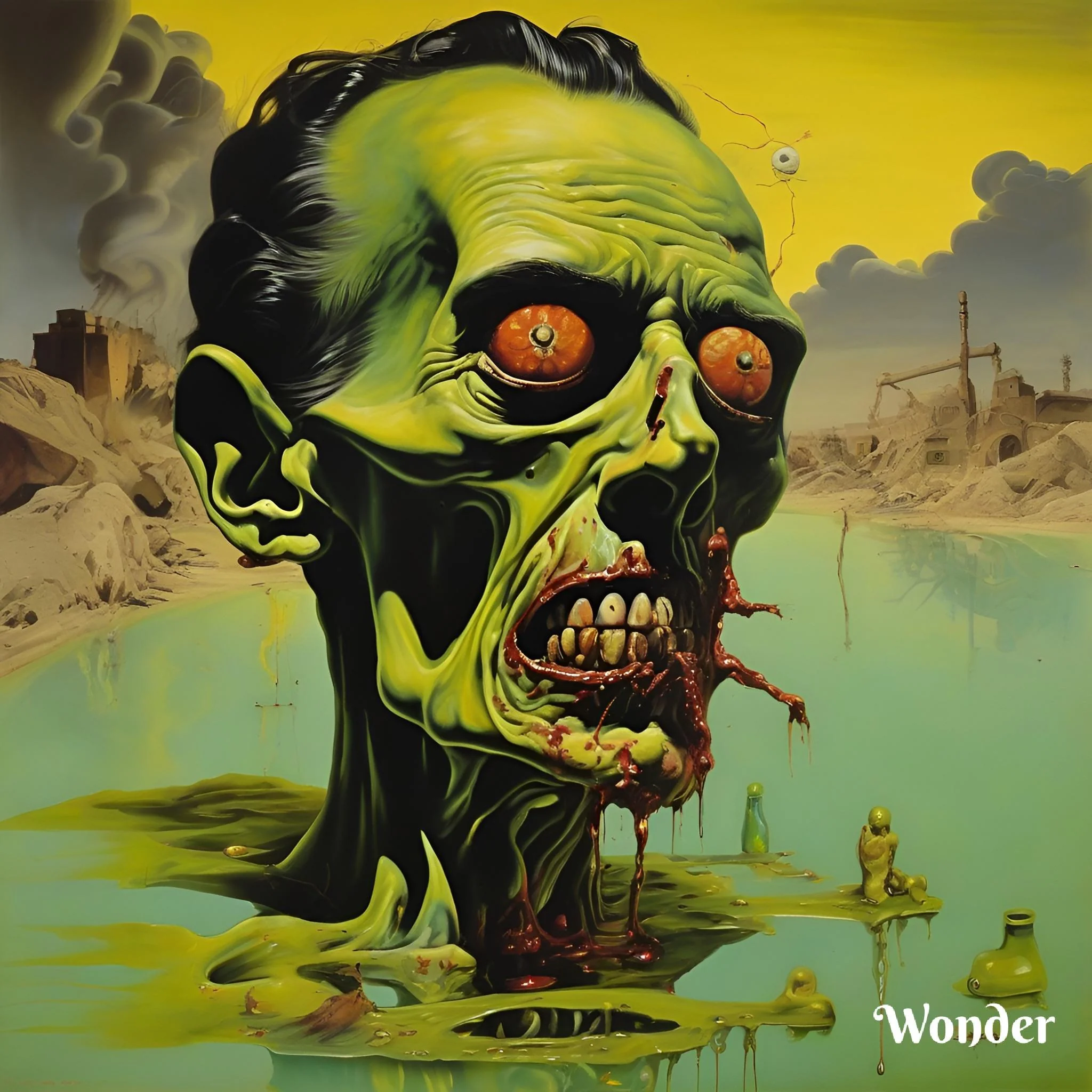 Radioactive zombies, painted by Dali picture 3 of 5