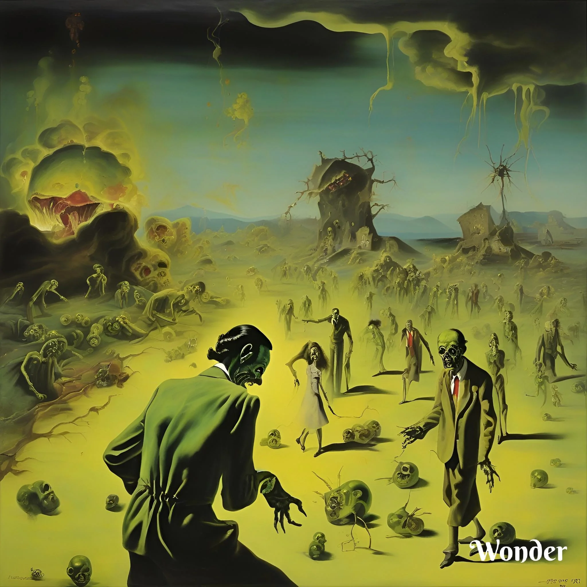 Radioactive zombies, painted by Dali picture 4 of 5