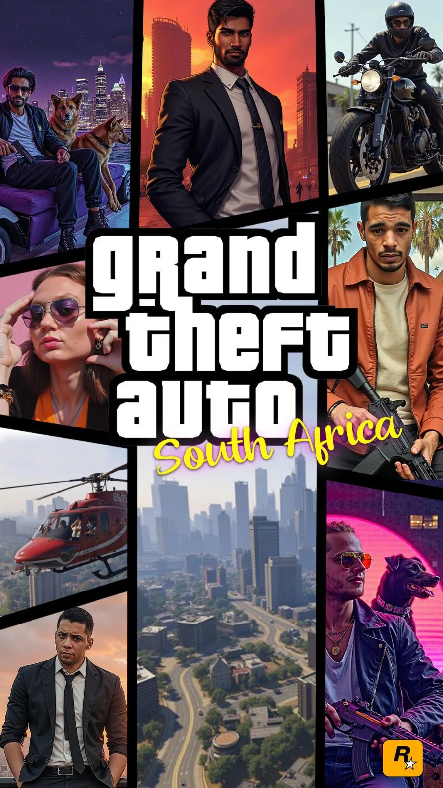 I got a few GTA style gens with Freepik of my friends and I and made a GTA poster picture 1 of 1