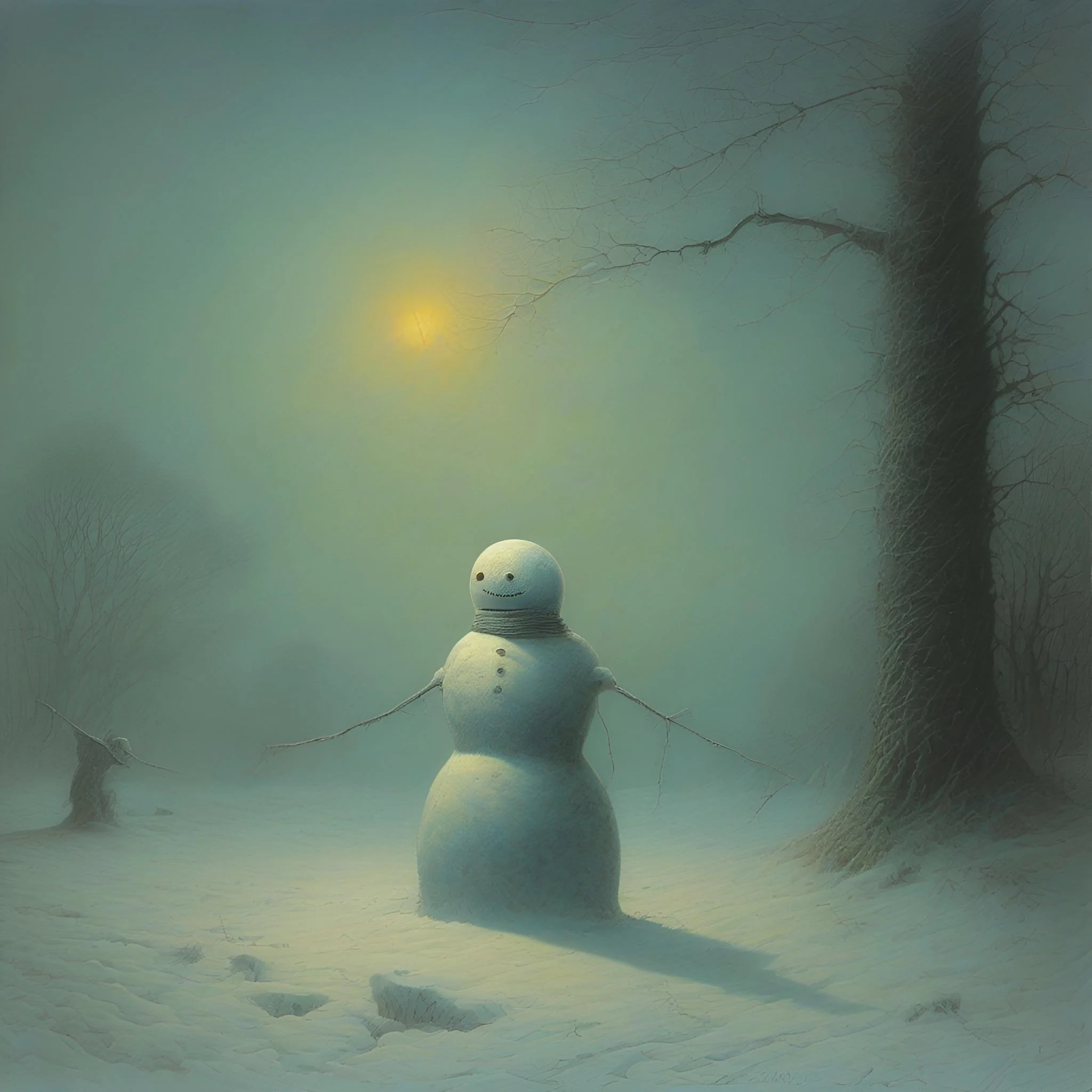 Beksinski- snowmen picture 2 of 5