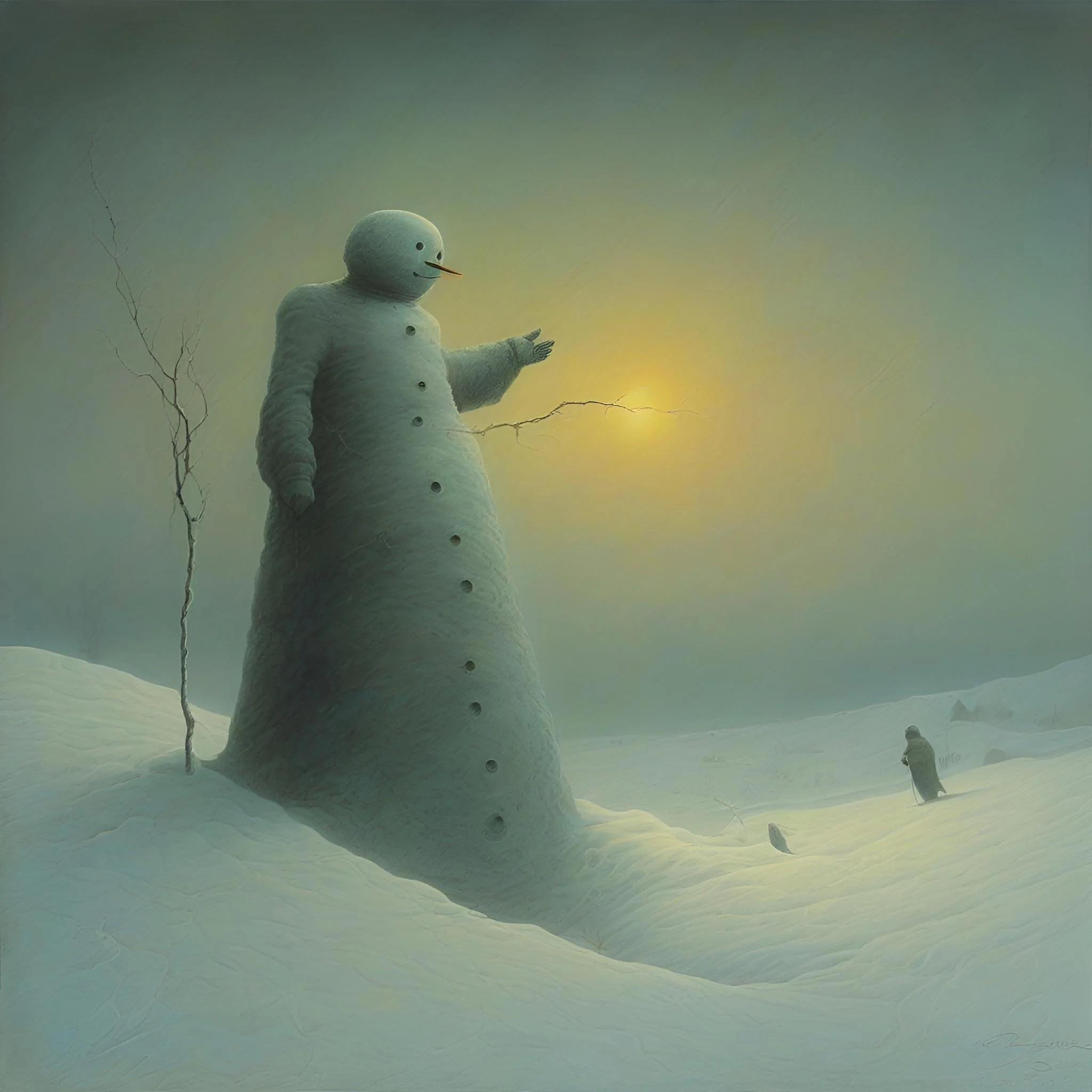 Beksinski- snowmen picture 3 of 5