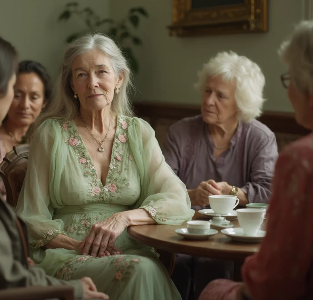 Prof. Jemima meets the church ladies. picture 1 of 3