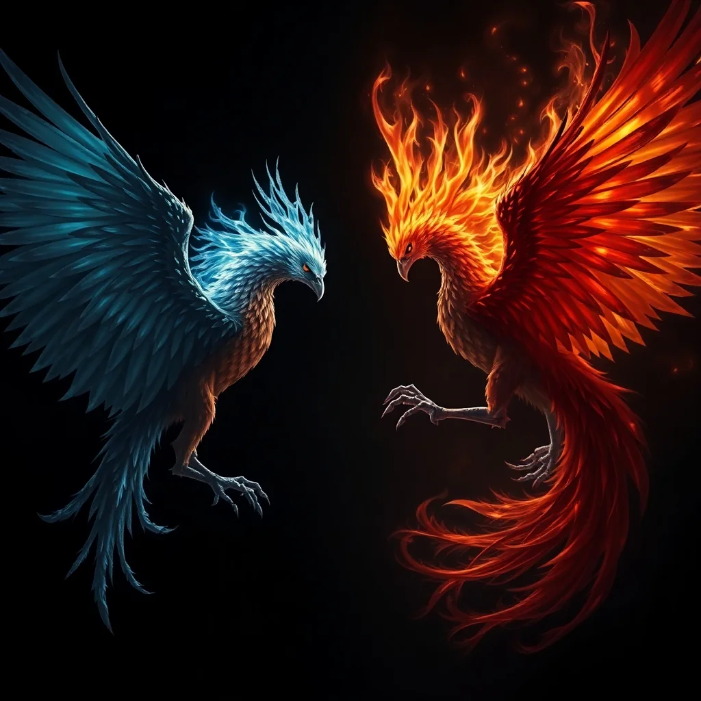 Fire and ice,a battle of the ages picture 1 of 4