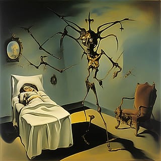 nightmares by salvador dali #2'