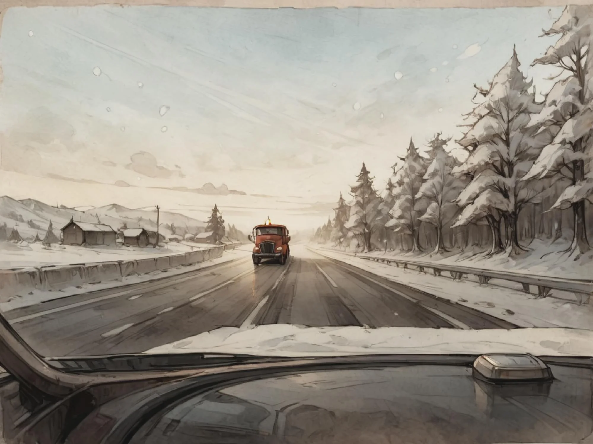 Winter Highway [AIEase] picture 1 of 1