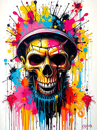 Skulls of colour'