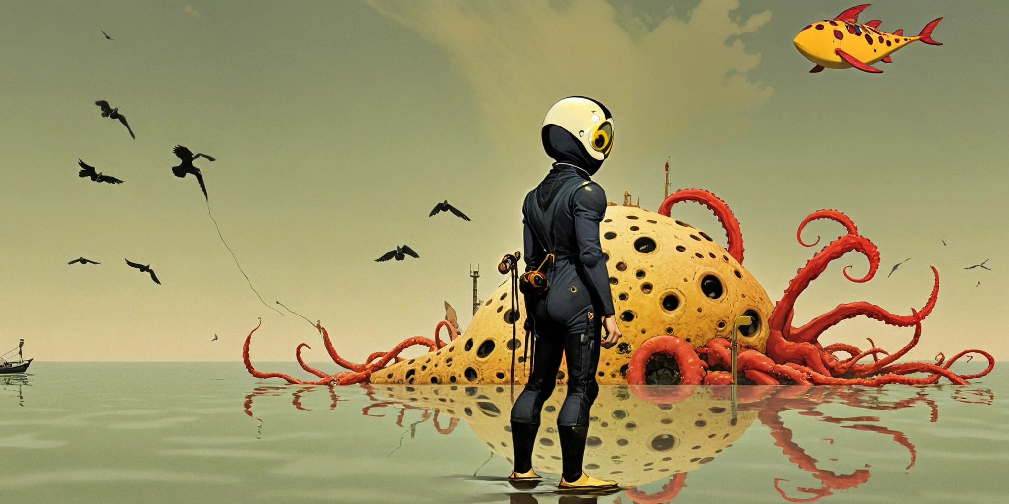 Inspiration: A moment juxtaposed to the old film La Planète Sauvage: Fantastic Planet, but a bit off~ picture 9 of 20