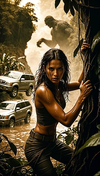 Lara Croft in the jungle (rate 1 - 10)'