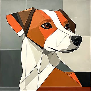 My Jack Russell in Ancient Greek Glory - Digital Art'