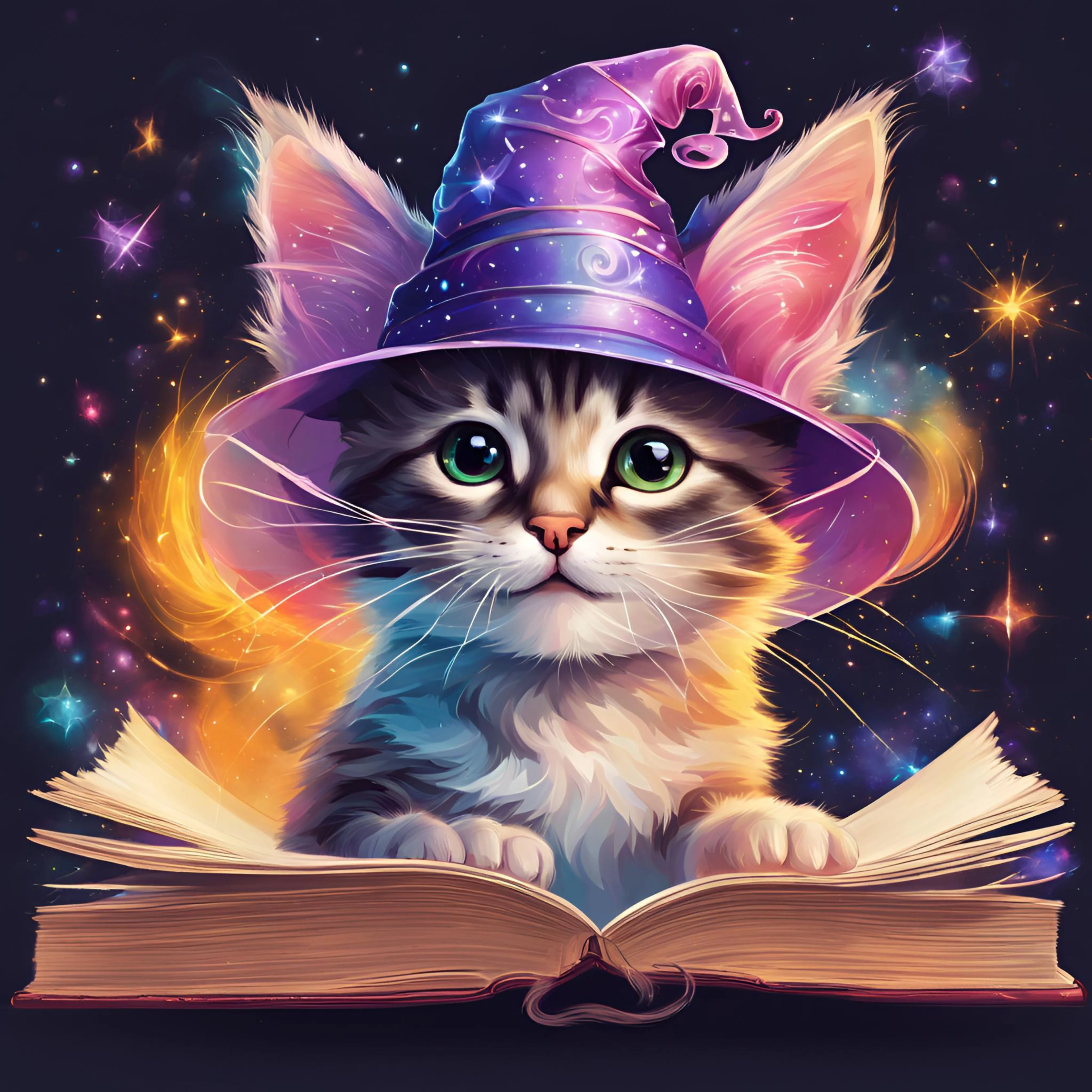 Ever wonder what a cat wizard looks like? I got you! 😺🔮 picture 2 of 5