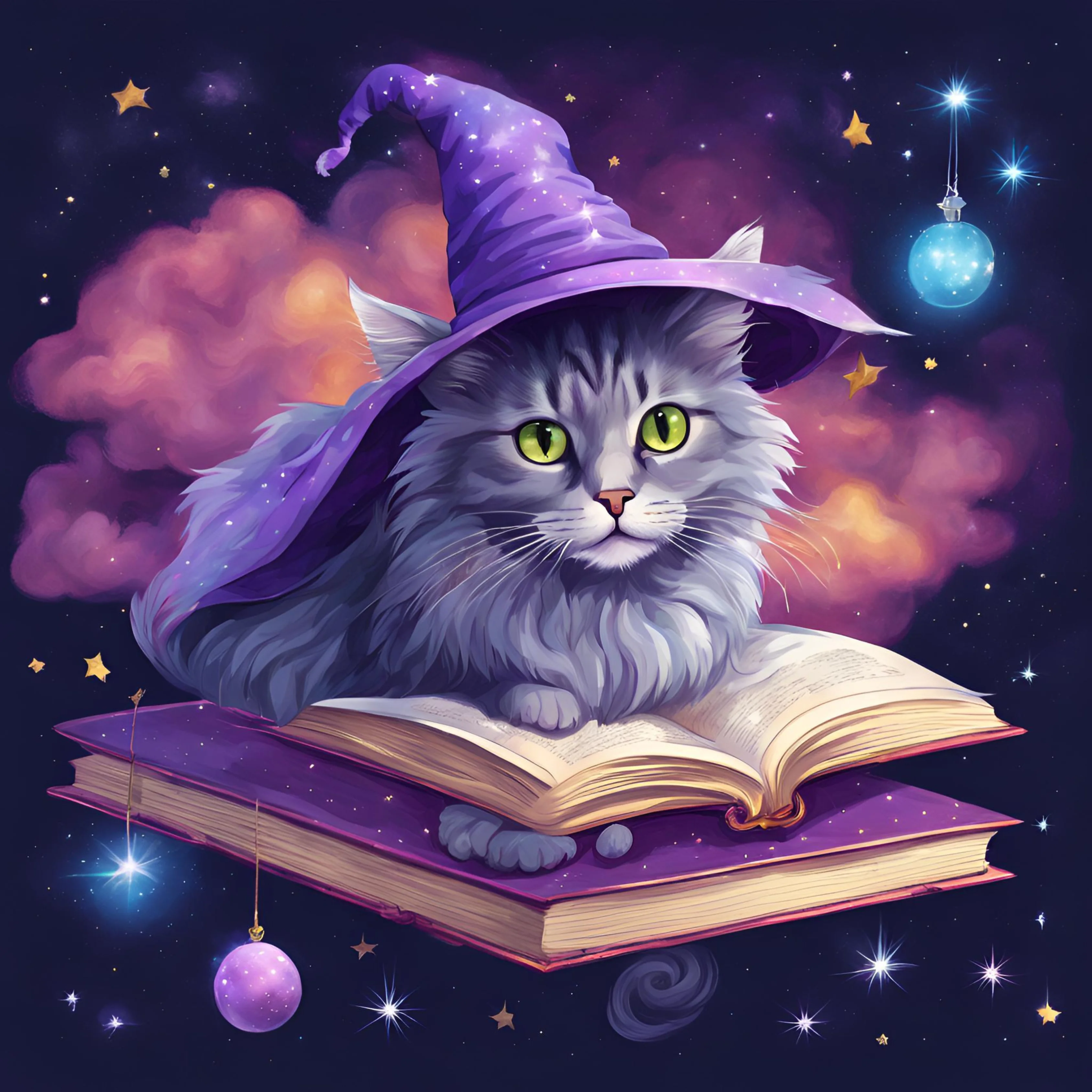 Ever wonder what a cat wizard looks like? I got you! 😺🔮 picture 3 of 5