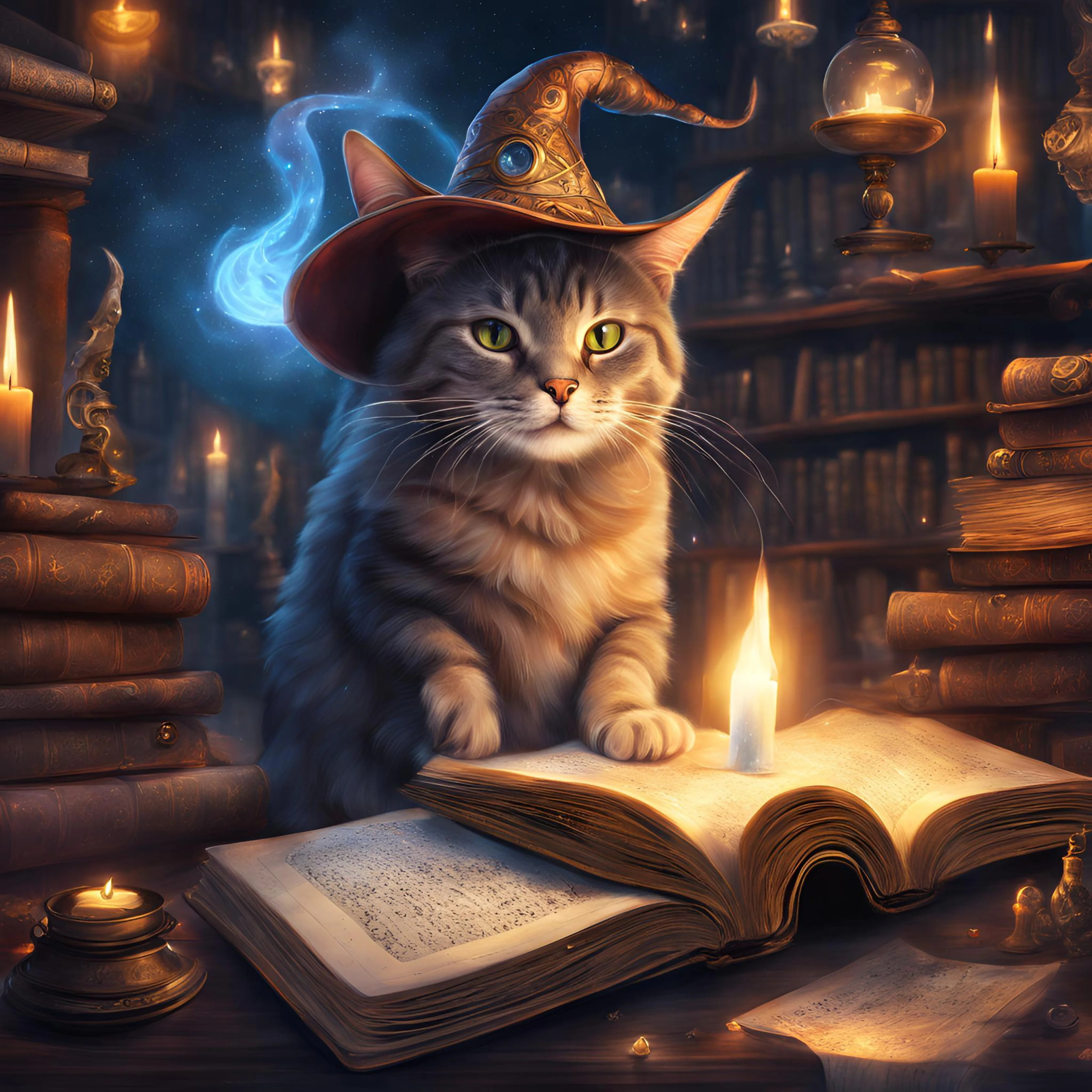 Ever wonder what a cat wizard looks like? I got you! 😺🔮 picture 5 of 5