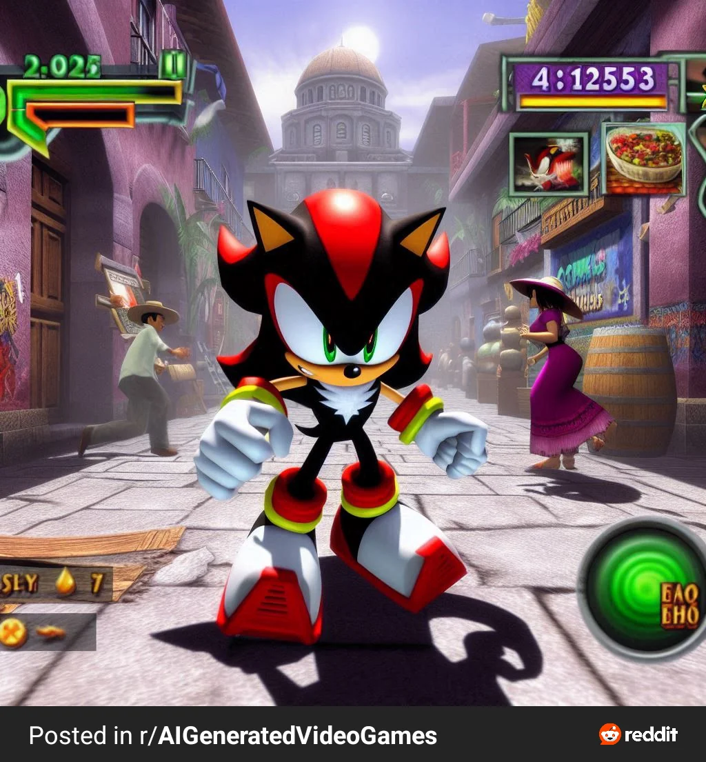 "Shadow the Hedgehog Goes To Mexico" for Dreamcast picture 3 of 4