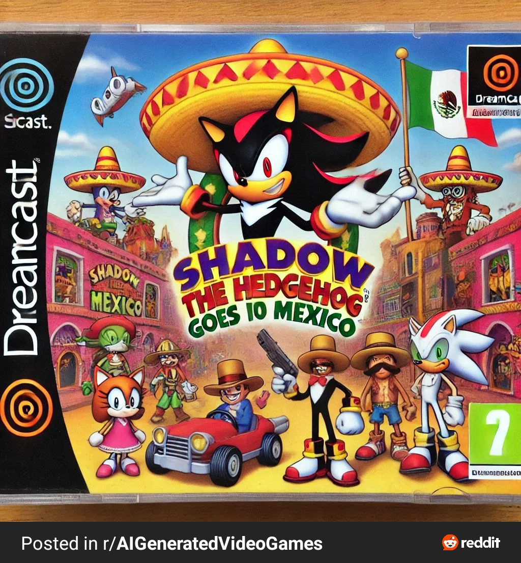 "Shadow the Hedgehog Goes To Mexico" for Dreamcast picture 4 of 4