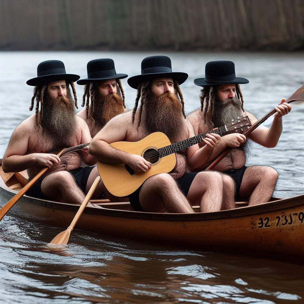 Hairy Jews in canoes singing the blues picture 1 of 1