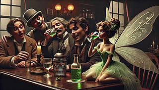 Absinthe Fairy and the Poets.'