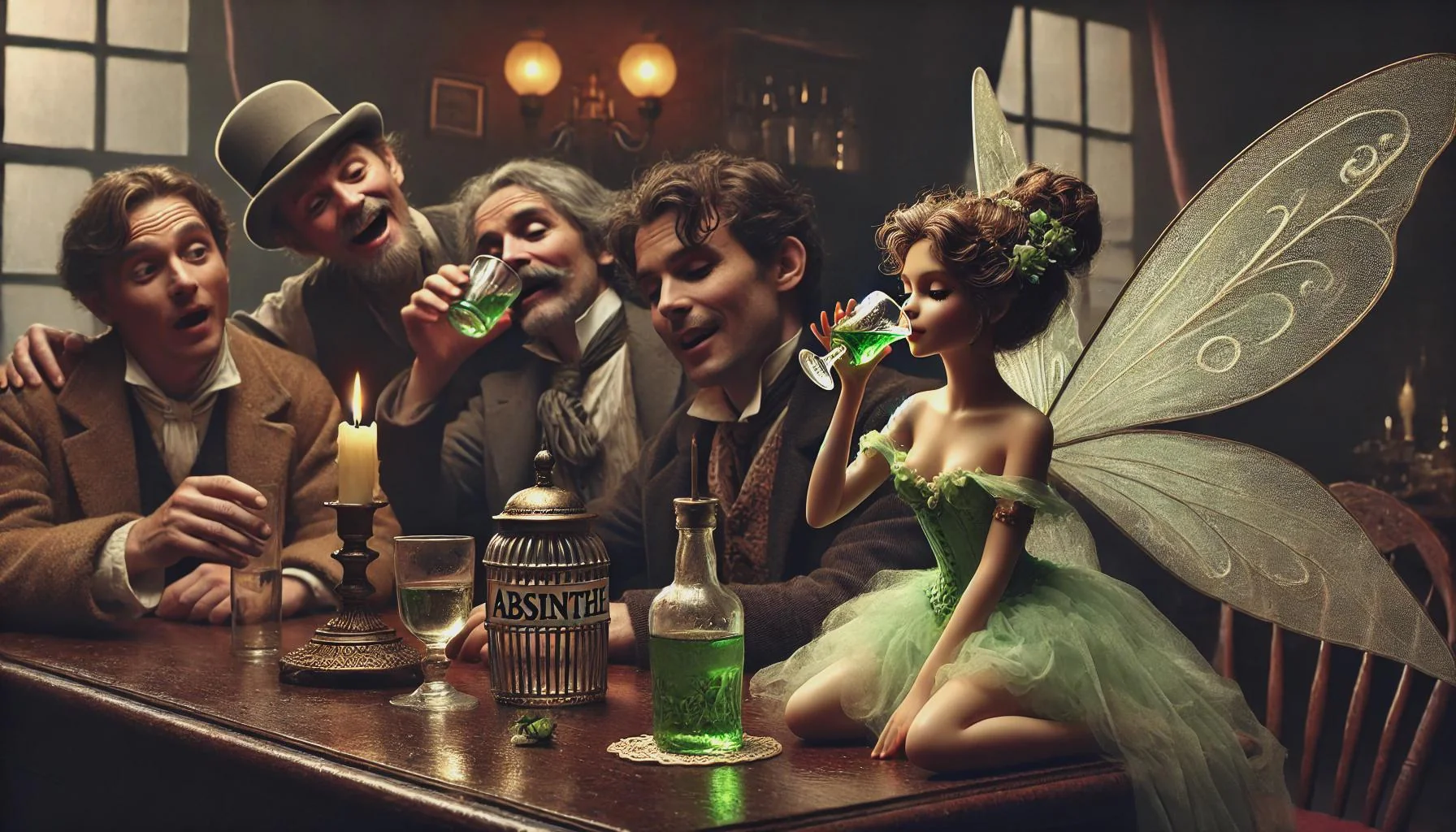 Absinthe Fairy and the Poets. picture 1 of 1