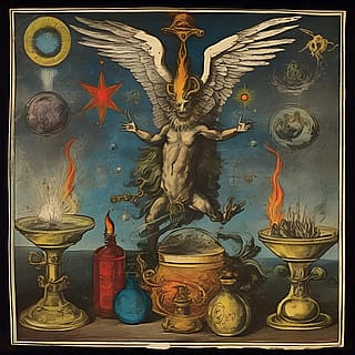 Alchemical diagrams'