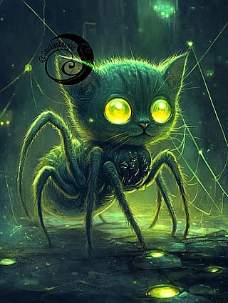 The creepy kitten spider…'