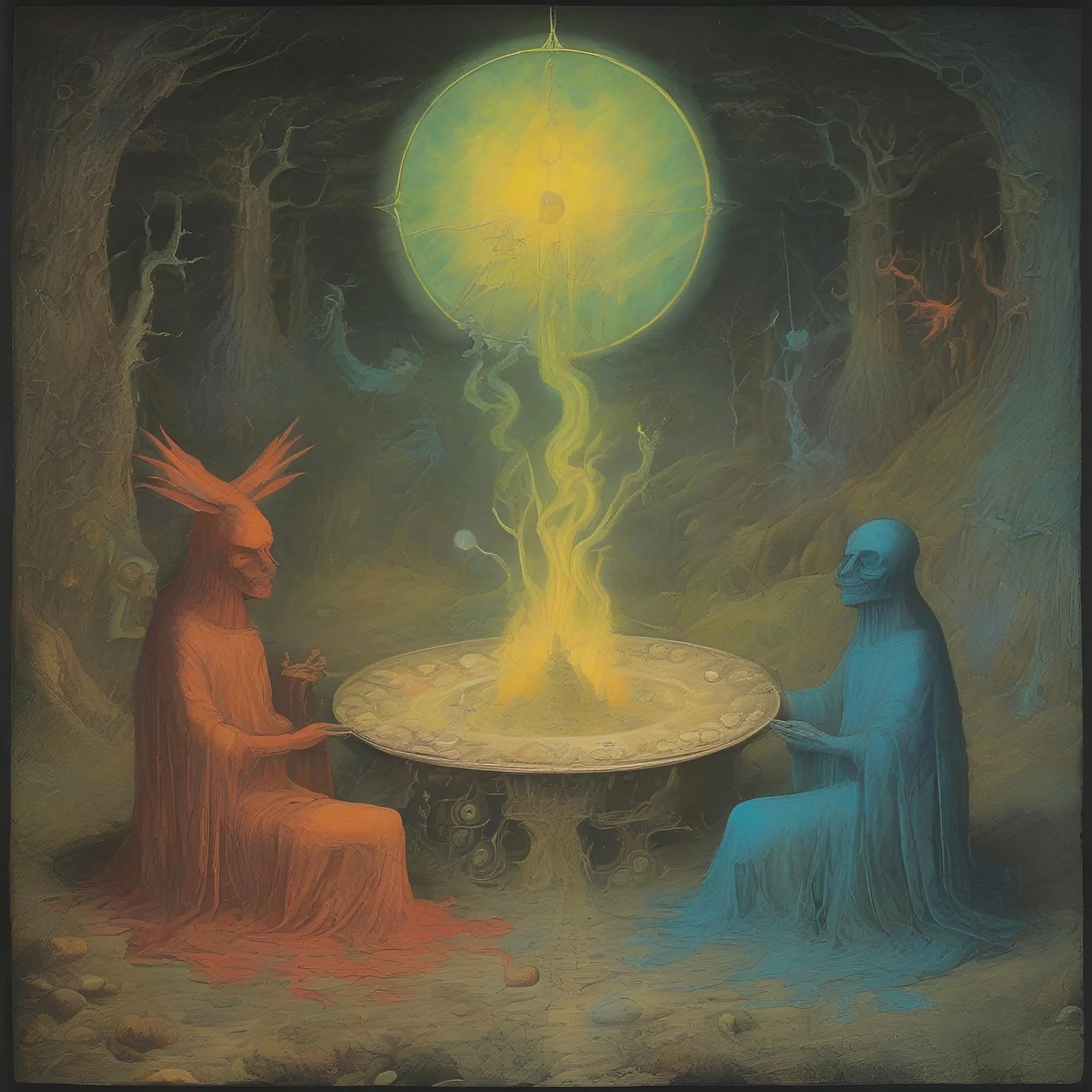 Alchemist art by Zdzisław Beksiński picture 2 of 8