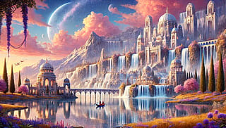 Fantasy city'