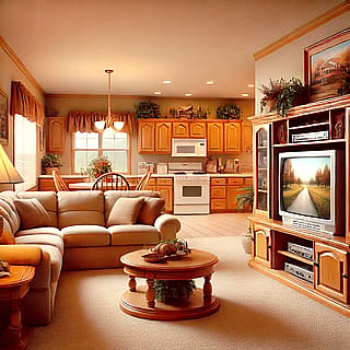 Mid-1990s Midwest US Home Interior'