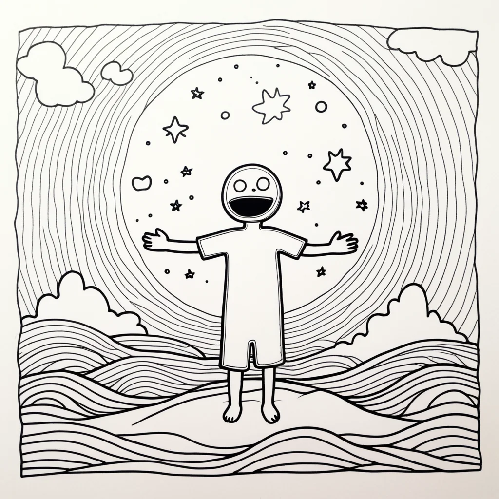 Awakening to Reality, Childish drawings Series picture 2 of 4