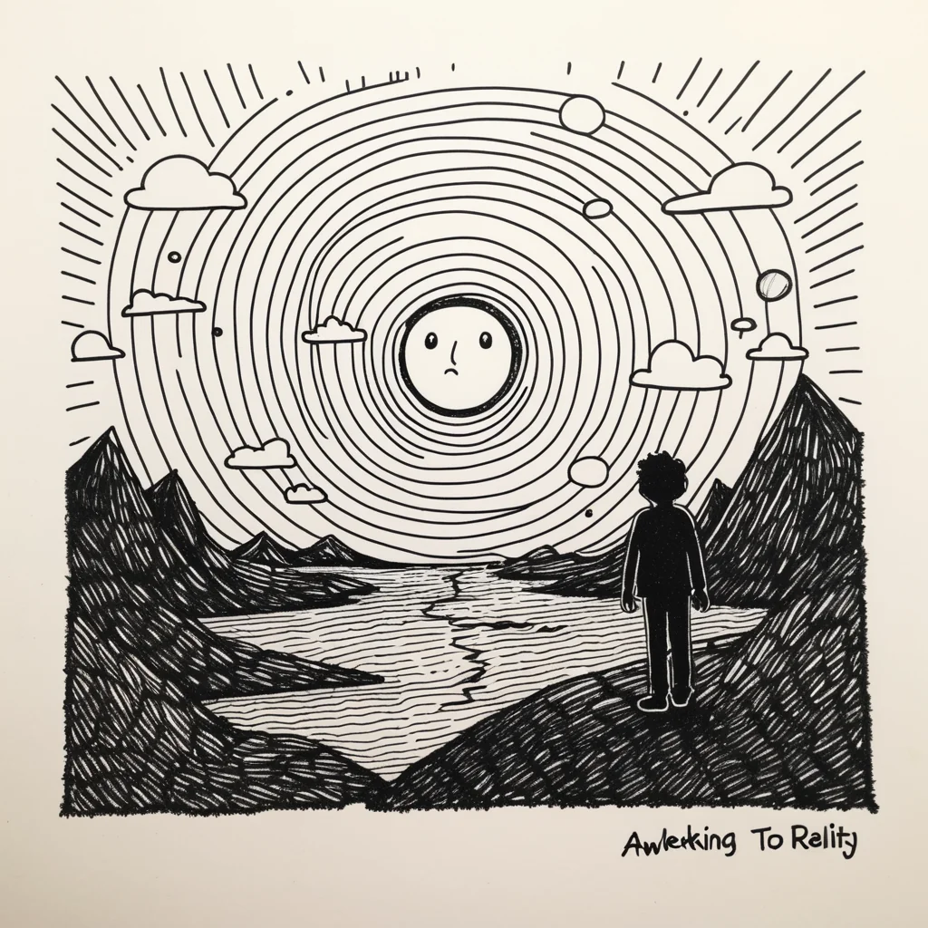 Awakening to Reality, Childish drawings Series picture 3 of 4