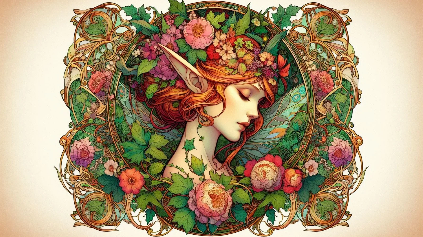 Art Nouveau Elves picture 1 of 6