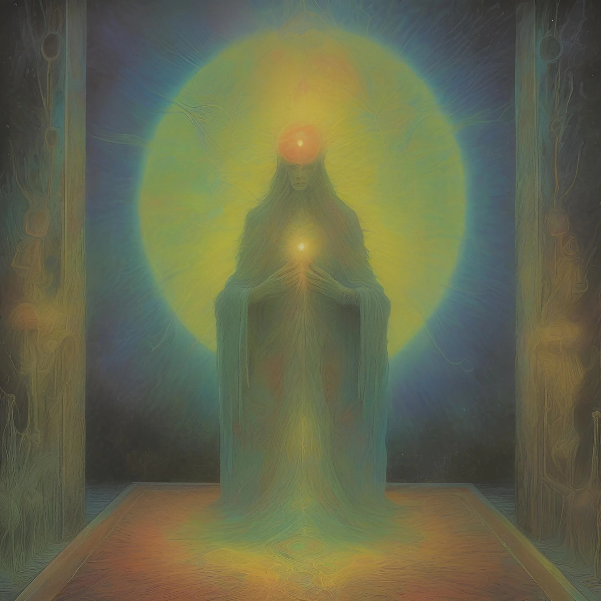 The alchemist by Zdzisław Beksiński picture 1 of 3