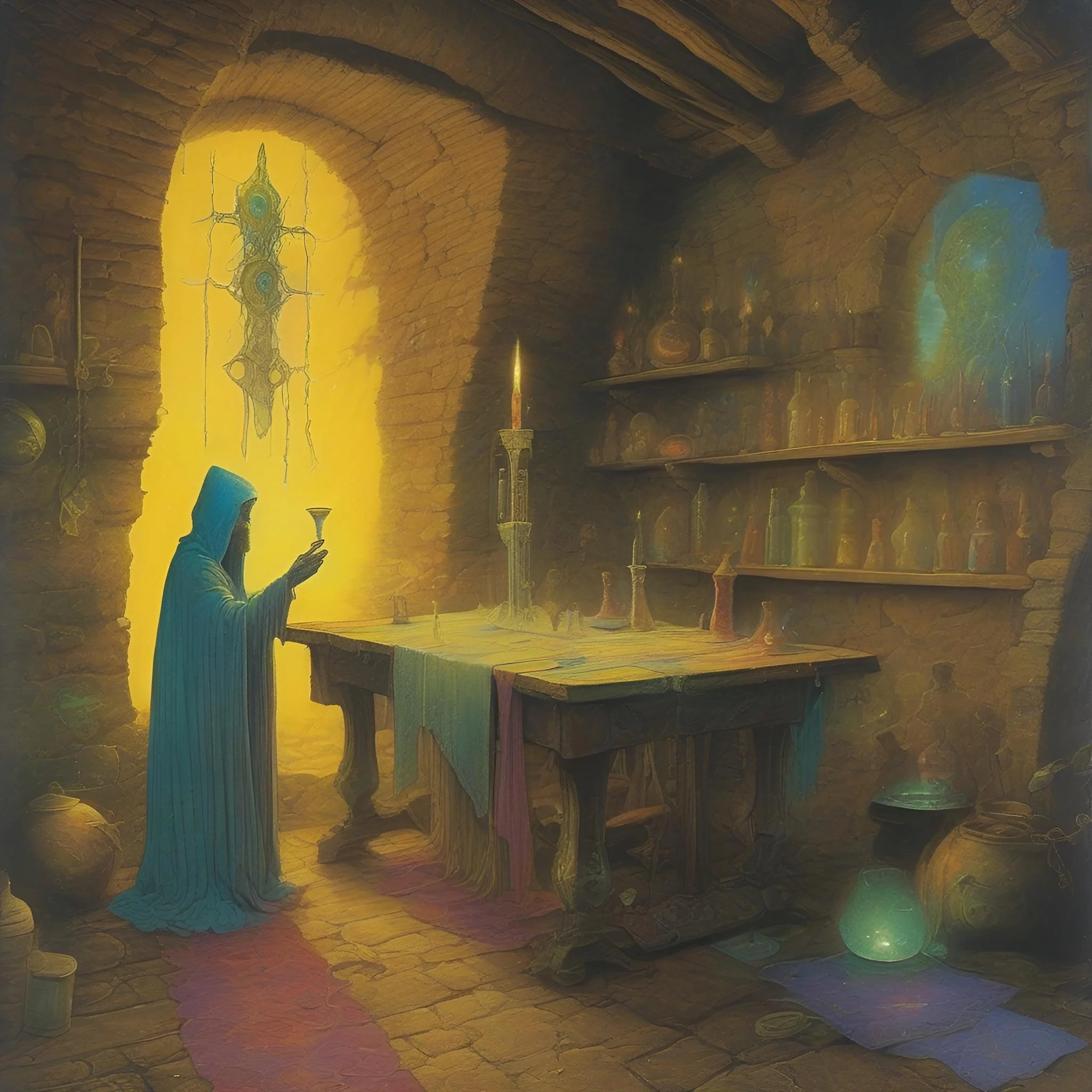 The alchemist by Zdzisław Beksiński picture 2 of 3