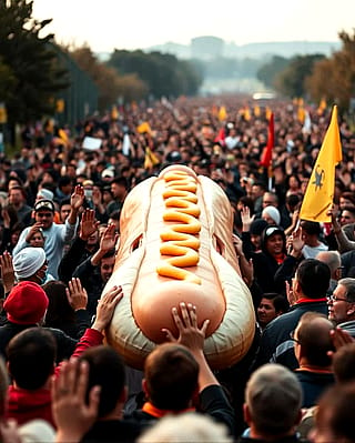 All hail of the mighty Hotdog (Imagine app)'