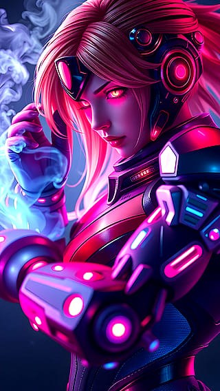 Samus Aran (Metroid) x Vi (Arcane/League of Legends)'