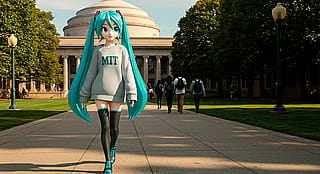 Miku goes to MIT'