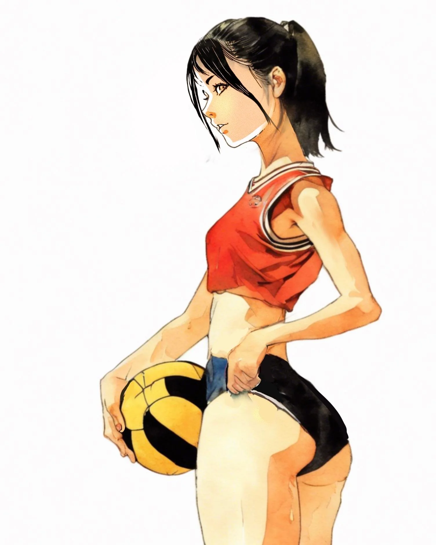 Volleyball player + reference picture 2 of 2