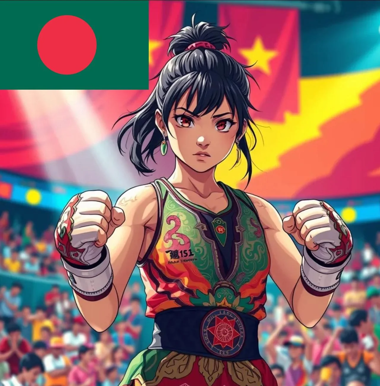 All countries in girl fighting tournament (All B countries) picture 9 of 17