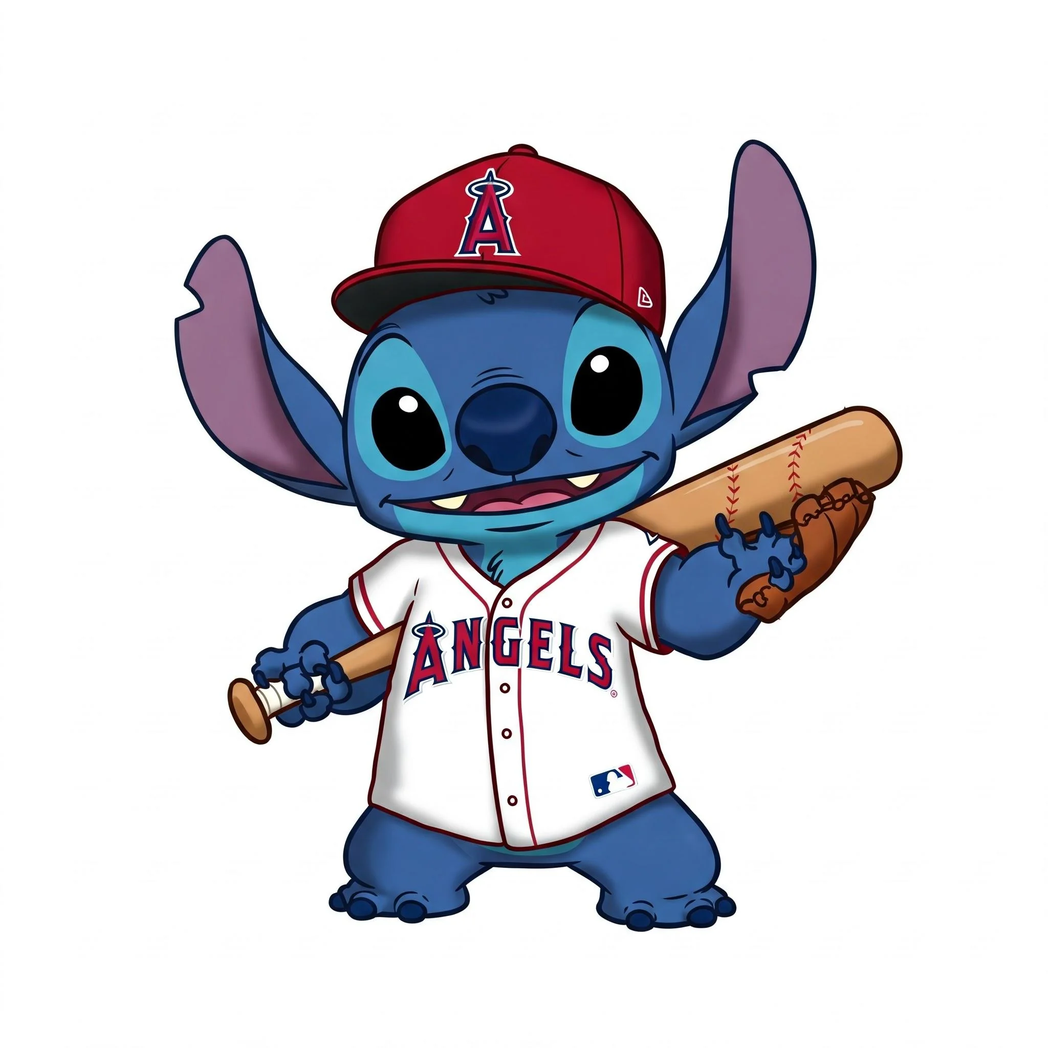 SpongeBob and stitch Los Angeles Angels 😇 duo picture 1 of 3