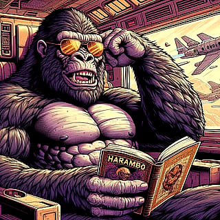 One Smart Ape - Comic Style'