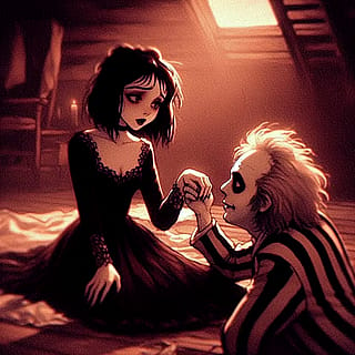 Beetlejuice & Lydia'