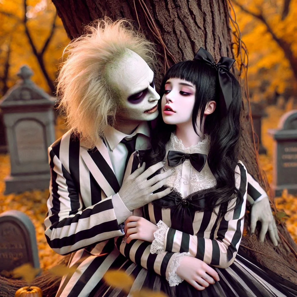 Beetlejuice & Lydia picture 3 of 5