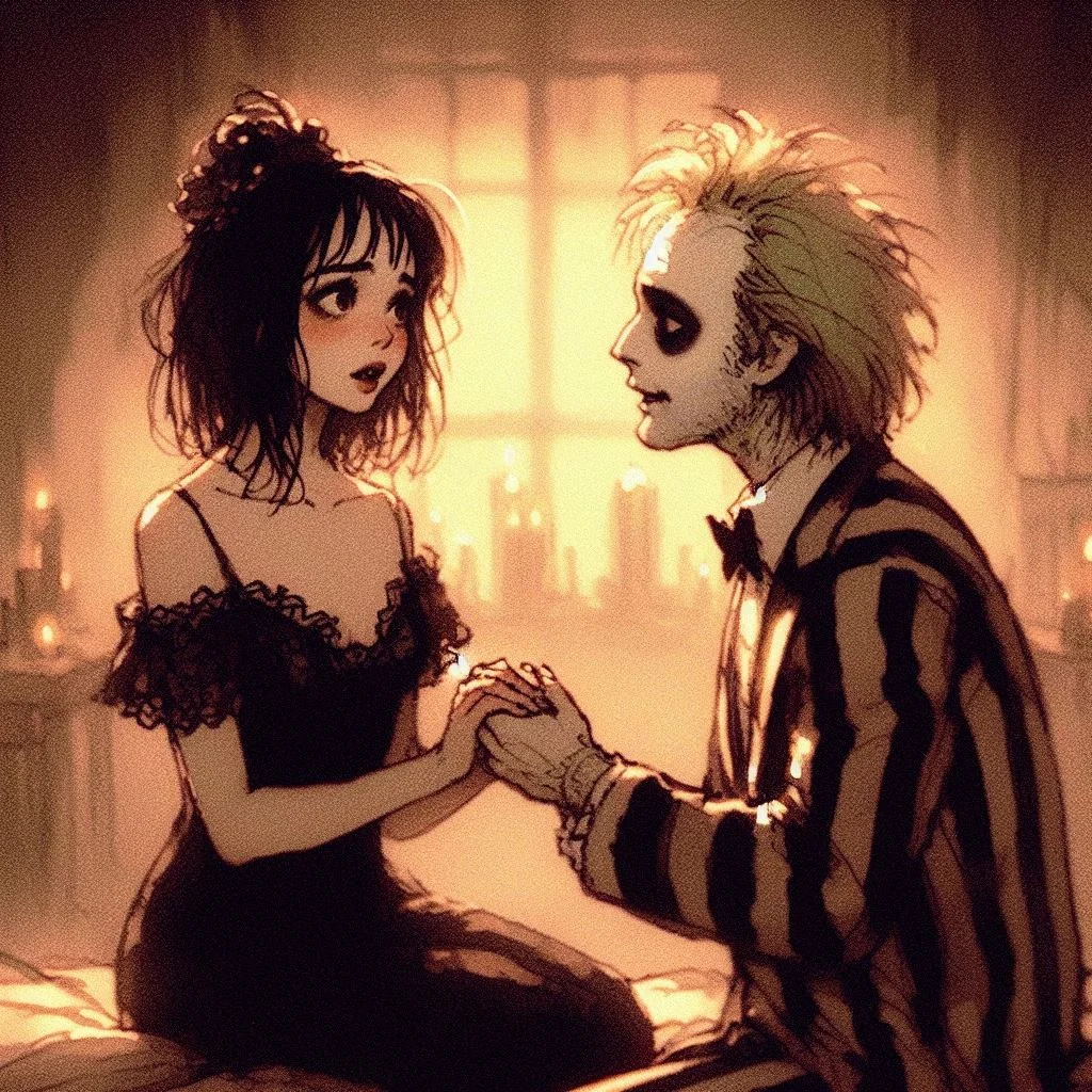 Beetlejuice & Lydia picture 4 of 5