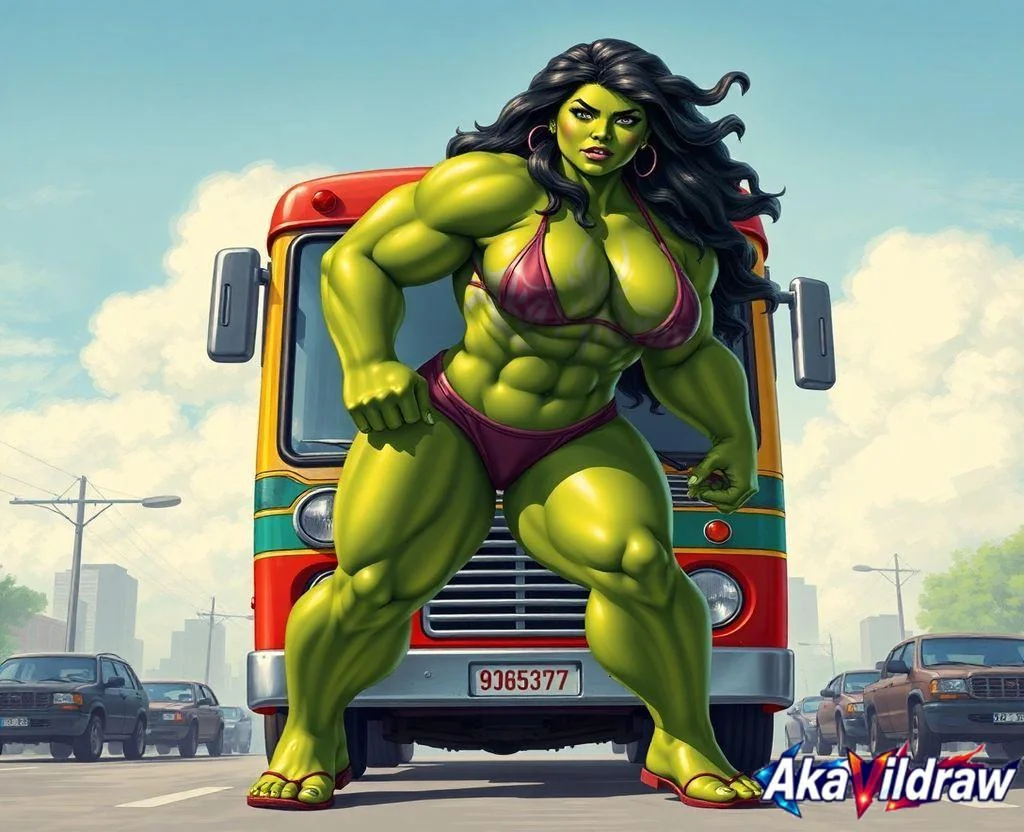 She-Hulk: Muscles, Mayhem, and Public Transport picture 1 of 1