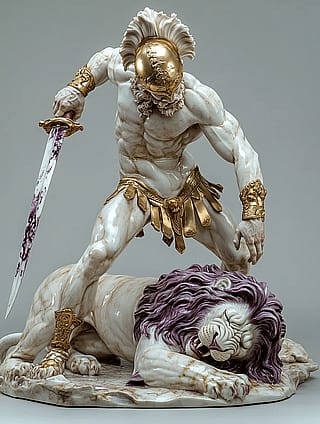 Heracles and the Nemean Lion'