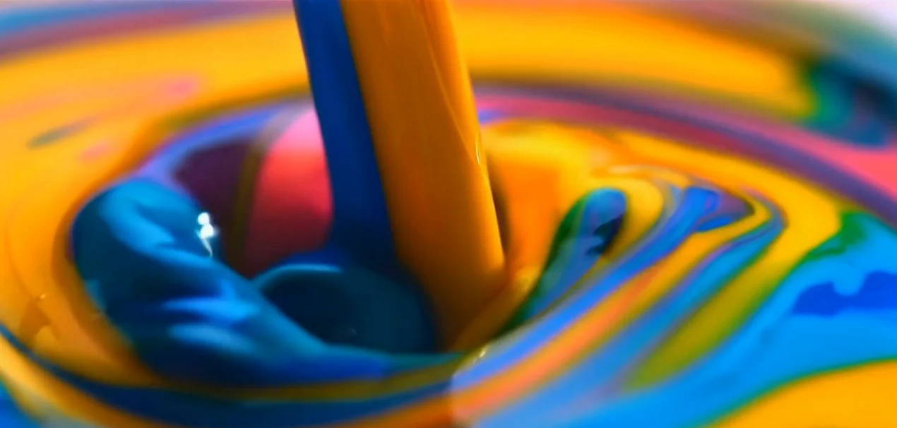 Tranquil Paint Flow: ASMR Slow Motion Color Mixing (search on youtube) picture 1 of 1